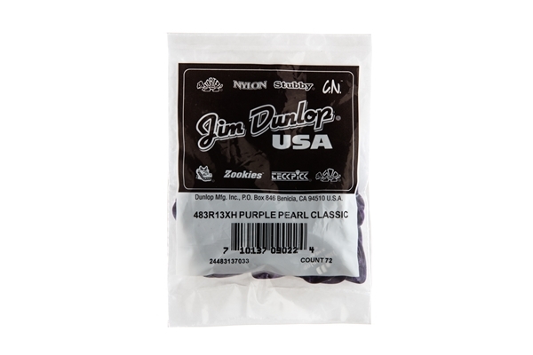 dunlop 483r#13 purple perloid - x heavy
