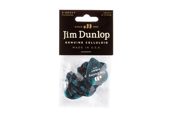 dunlop 483p#11 turquoise perloid - xheavy