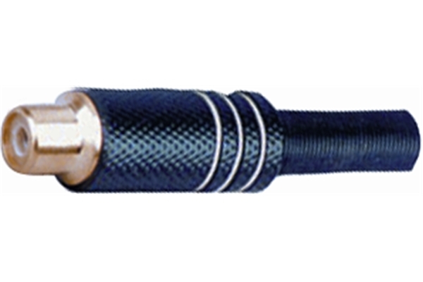 quik lok f/245 bk-wh connettore rca femmina