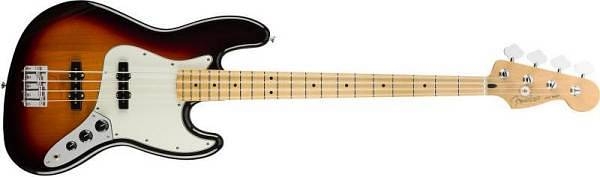 fender player jazz bass mn 3c sunburst