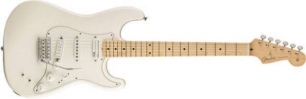fender eob stratocaster mn olympic white