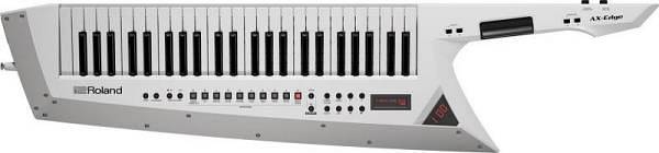roland ax-edge keytar synth white