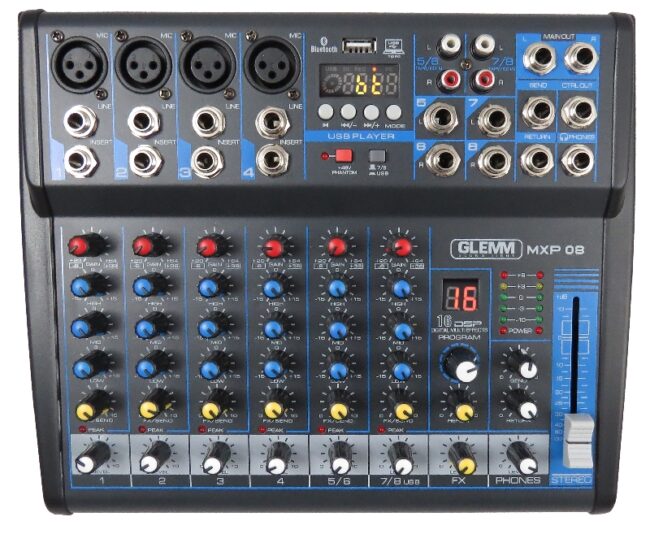 karma mixer microfonico 8 canali