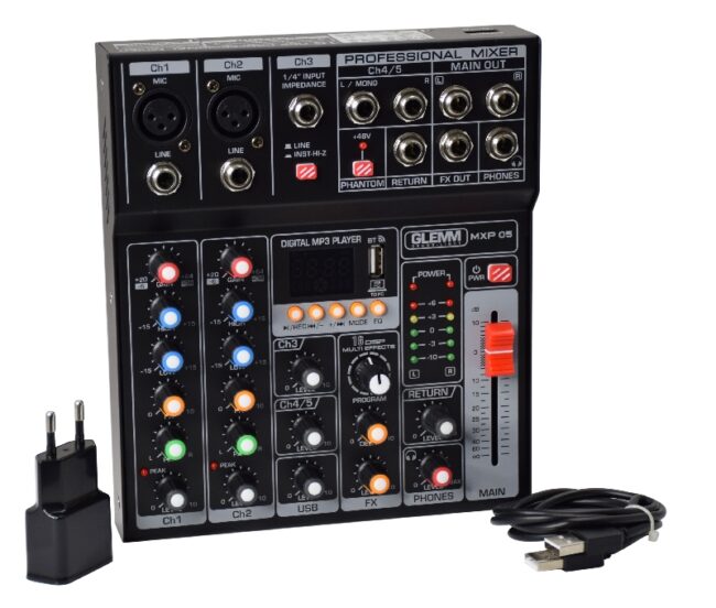 karma mixer microfonico 5 canali