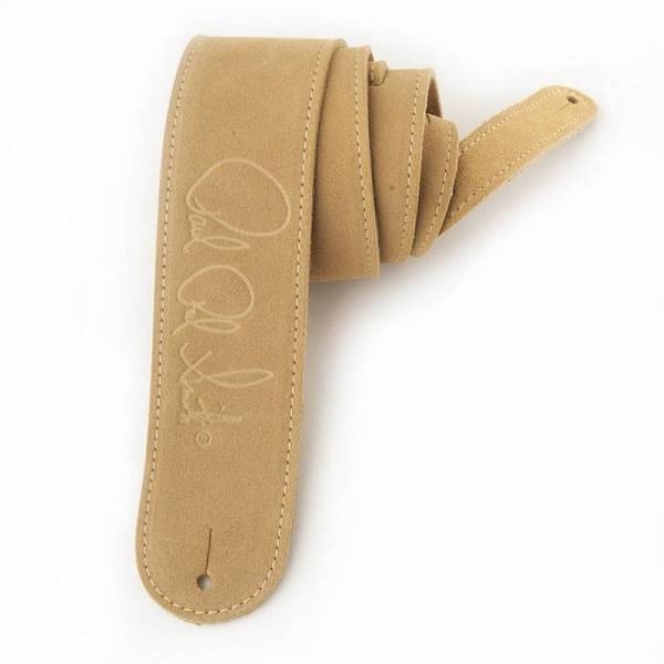 prs acc-3115 guitar strap, tan suede