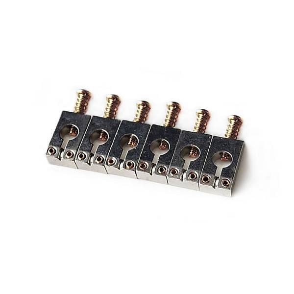 prs acc-4021 tremolo saddle (set of 6), nickel