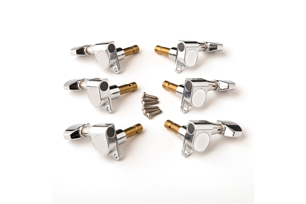 prs acc-4337 phase ii locking tuner, nickel (set of 6)