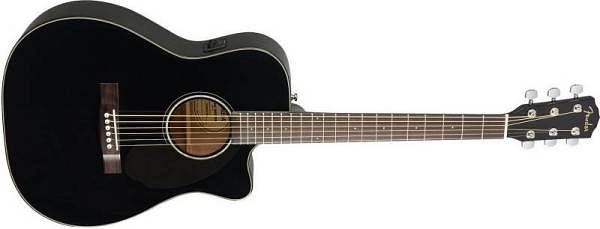 fender cc 60 sce concert walnut fingerboard black