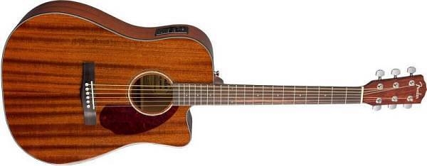 fender cd 140 sce mahogany w/case natural