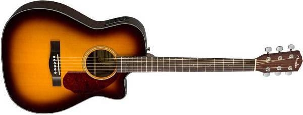 fender cc 140 sce w/case sunburst