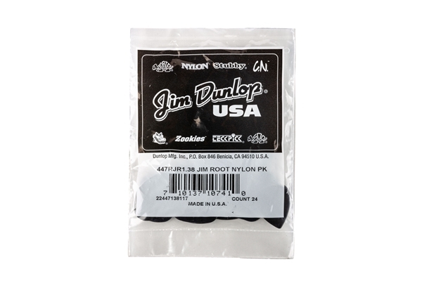 dunlop 447rjr138 jim root signature nylon bag/24