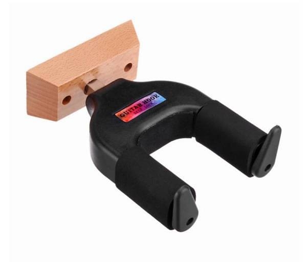 extreme gts14a supporto da muro con meccanismo autobloccante per chitarra e basso in legno e metallo