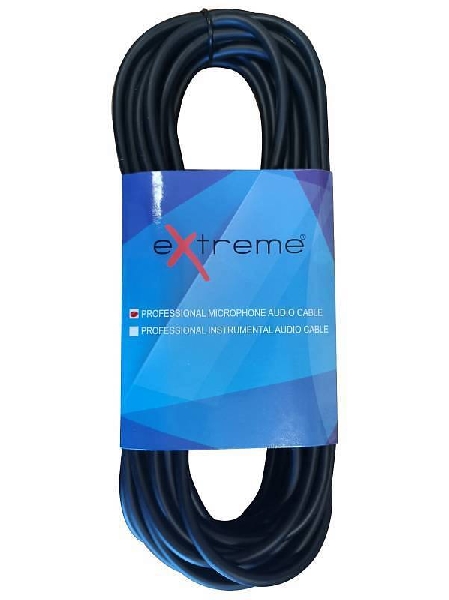 extreme cavo microfono/casse 10 metri 1 connettore xlr maschio 1 femmina cavo microfonico 6.5mm