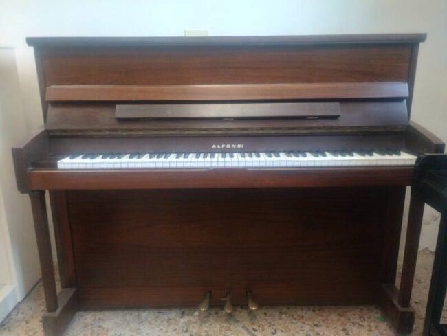 pianoforte alfonsi 116 meccanica renner con trasporto e panca inclusi