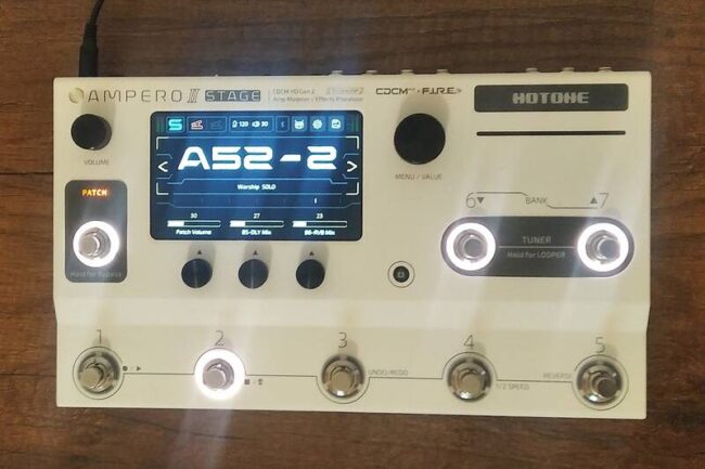 hotone ampero ii stage modeler