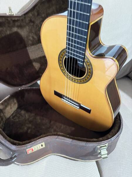chitarra classica elettrificata palissandro