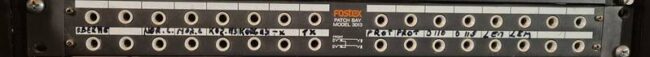 fostex 3013 patch bay