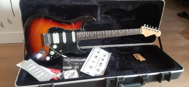 fender stratocaster american deluxe hss usa