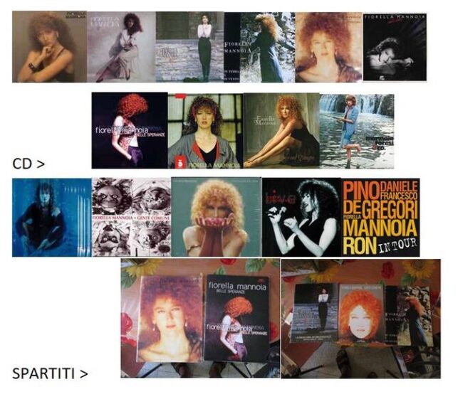 cd lp spartiti di fiorella mannoia