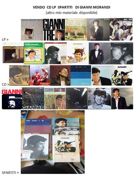 lp spartiti cd di gianni morandi
