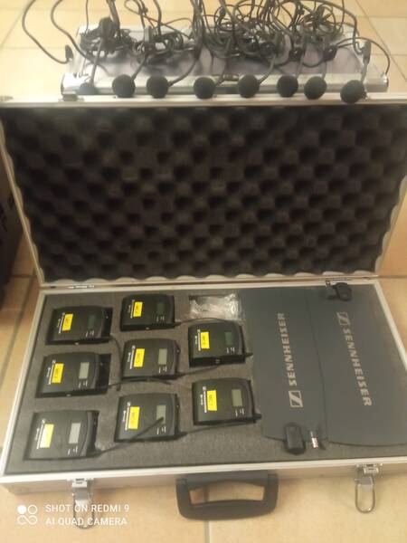 vendo n 8 microfoni wireless sennheiser evolution g3 100 series