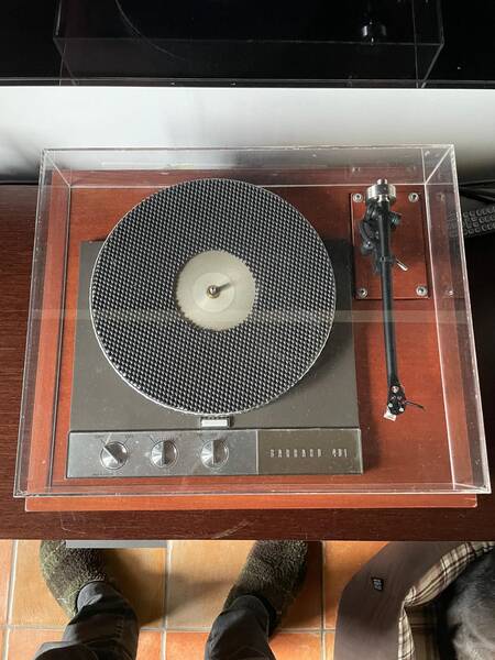 garrard 401 completo braccio e testina magnificamente costruito