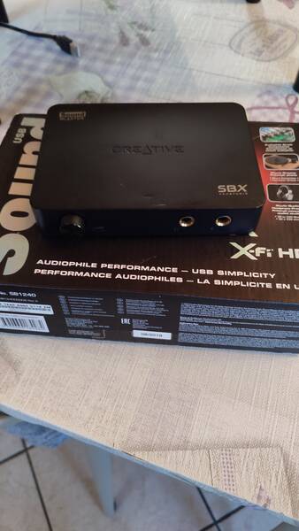 scheda audio creative soundblaster xfi hd usb