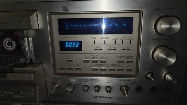 tape deck pioneer ct-f1250