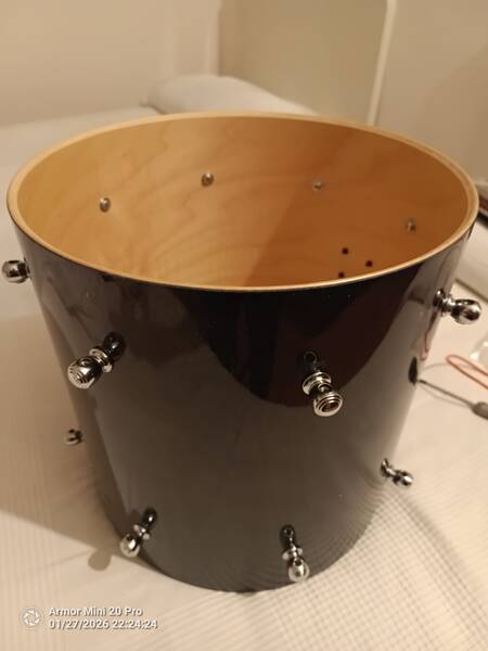 timpano a terra 14x14 yamaha maple custom absolute da completare