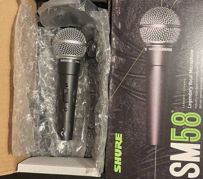 microfono shure sm58s dinamico cardioide per voce