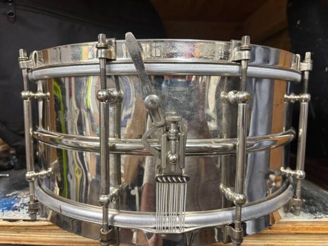 ludwig 1930’s heavy brass 6 5x14 snare drum