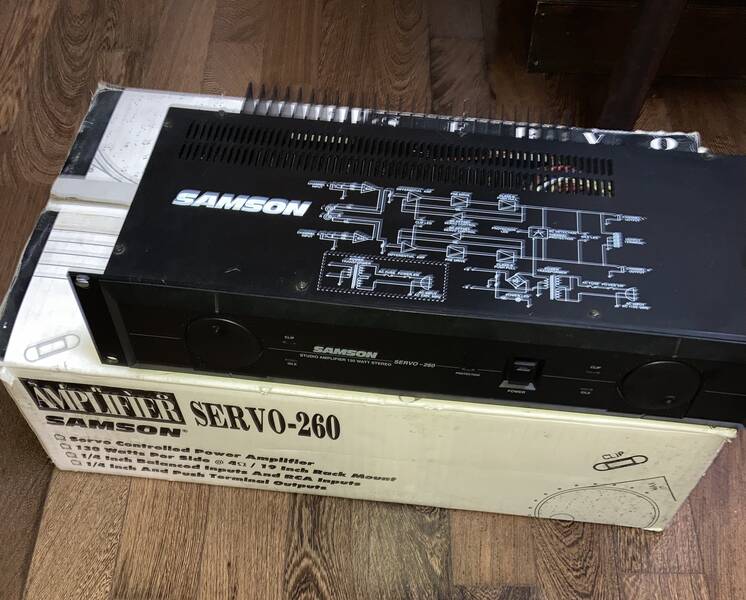 samson servo 260 amplificatore di potenza stereo Musicusata.it
