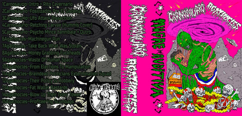agathocles carnosaurio split cd