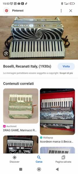 fisarmonica boselli recanati italia 1930