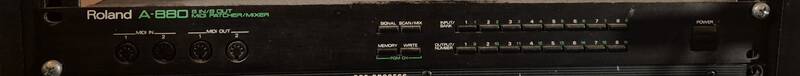 roland a880 midi patcher