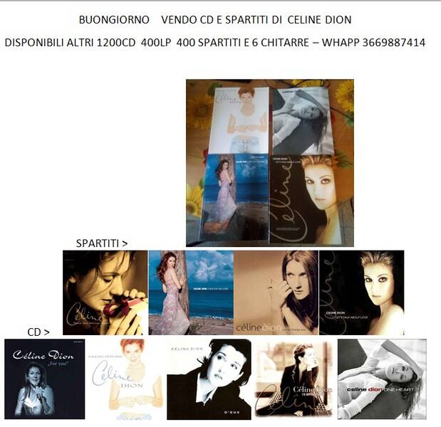 spartii e cd di celine dion