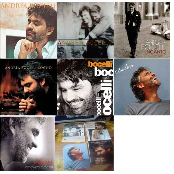 spariti e cd di andrea bocelli