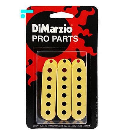 dimarzio dm2001cr cover per single coil hum cancelling set 3 pezzi crema