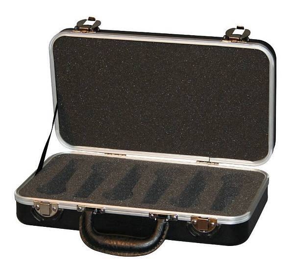 gator gm 6 pe astuccio rigido per 6 microfoni