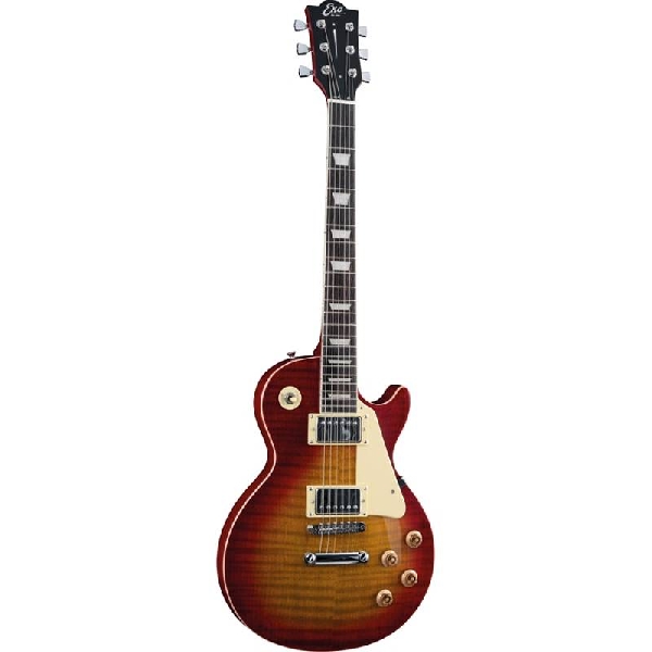 eko vl 480 aged cherry sunburst flamed chitarra elettrica stile les paul
