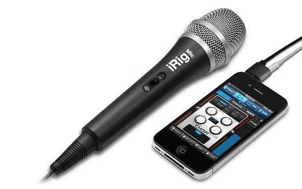 ik multimedia irig mic microfono palmare per sistemi android ios e mac