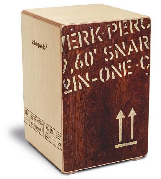 schlagwerk cp 403 red 2inone snare cajon red edition medium