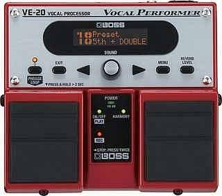 boss ve 20 vocal performer pedaliera multieffetto per voce