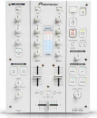 pioneer dj djm 350 w white