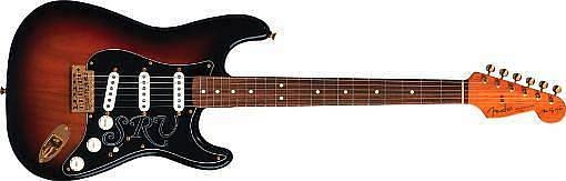 fender stevie ray vaughan stratocaster pau ferro 3c sunburst