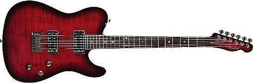 fender special edition custom telecaster fmt hh lrl bk cherry burst
