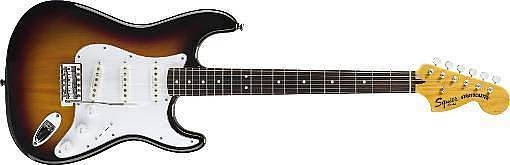 squier by fender vintage modified stratocaster lrl 3c sunburst