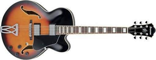 ibanez af75 brown sunburst chitarra semiacustica brown sunbusrt