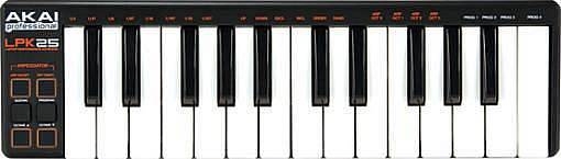 akai lpk 25 controller midi usb 25 tasti