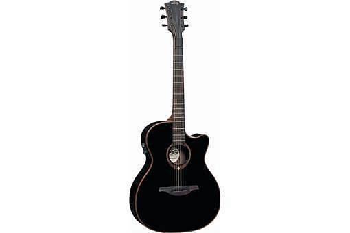 lag guitars t100ace black   chitarra acustica elettrificata